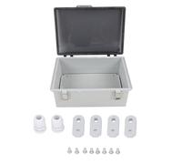 Electrical Junction Box, IP67 Rated Outdoor Electrical Enclosure with Transparent Cover, ABS Plastic Weatherproof Electrical Box for Home DIY, 350 x 250 x 150mm