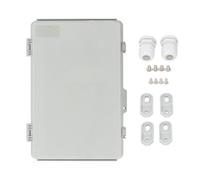 Electrical Junction Box,IP67 Watertight Junction Box with Stainless Steel Hinge and ABS Plastic Enclosure for Outdoor Indoor DIY Projects,200x300x130mm
