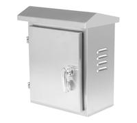 Electrical Junction Box - Stainless Steel IPX4 Waterproof Enclosure for Indoor/Outdoor Projects with Mounting Plate and Wall Bracket,