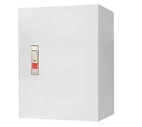 Electrical Junction Box, Steel Weatherproof Enclosure, Wall-Mounted Protection Box for Outdoor Use