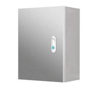 Electrical Junction Box, Waterproof Dustproof Enclosure with Mounting Plate, Floor-Standing Stainless Steel Electrical Cabinet for Projects