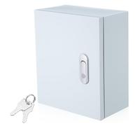 Electrical Junction Box Waterproof, Stainless Steel Cabinet for Home Circuit & High-Power Appliances, Easy Installation, Enhanced Durability, Long Lock Outdoor