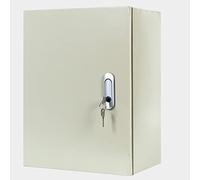 Electrical Junction BoxEnclosure, Waterproof Steel Electrical Box With Hinged Cover, Lock, Mounting Plate Outdoor Indoor(400x150x500mm)