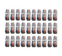 Electrical Lever Wire Nut 2 Way Compact Assortment Conductor Quick Splice Cable Push-type copper and Polycarbonate Connectors for Circuit Inline, Terminals Blocks, Flame retardant (SPL2-30 Pcs)