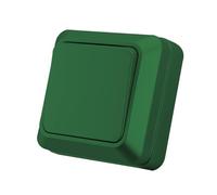 Electrical Light Switch,Wall Switch 3pcs Standard Plastic Rocker Switch Wall Surface 2 Gang 1 Way Button Light On/Off Classic(Blue)