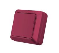 Electrical Light Switch,Wall Switch 3pcs Standard Plastic Rocker Switch Wall Surface 2 Gang 1 Way Button Light On/Off Classic(Green)