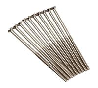 Electrical Machine Screws M3.5mm x 75mm for Switches or Sockets in Chrome Finish 10 Pack