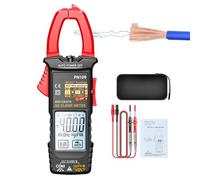 Electrical Meter - DC Amp Clamp Meter 4000-Count,Portable Automatic Digital Detector with LCD Backlight for Voltage Breaker Wire Circuit Capacitor Reading Car Electrical Testing