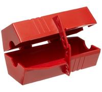 Electrical Outlet Lockout Systems, 177.80mm x 82.55mm x 177.80mm x 82.55mm, Red