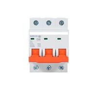 Electrical Panel, Circuit Breaker Panel Household Single And Double Main Gate Air Switch 4P Micro Overload Short(3p,63A)
