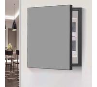 Electrical Panel Cover 12"/ 14"/ 16"/ 18"/ 20"/ 24" Circuit Breaker Panel Covers, Black/White/Gray Electrical Panel Cover Cabinet, Hide Meter Electric Meter Box(Gray,60 x 80cm (23 5/8" x 31 1/2"))
