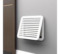 Electrical Panel Cover Breathable Circuit Breaker Panel Covers White, Punch-Free Vent Fuse Box Cover, Ideas Hide Ugly Area Electrical Panel, Decorative Door Hide Wall(Style B,25x25cm (9 7/8x9 7/8"))
