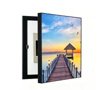 Electrical Panel Cover Decorative,Breaker Box Cover Decorative,Meter Box Painting,Wall Mounted Hide Fuse Box Cabinet Home Living Room Cafe Office Art Picture Cafe(F-R,45cm*55cm(17.7 * 21.6IN))