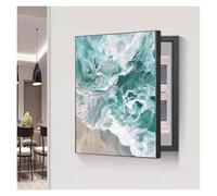 Electrical Panel Cover, Decorative Indoor Breaker Box Cover, Wall Mounted Fuse Box Cover Cabinet for DIY, Hotel, Home, Offices BUJNIE(A,35x45cm/13.7x17.7in)