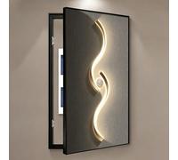 Electrical Panel Cover Decorative, Modern Breaker Box Cover Decorative, Meter Box Painting, Wall Mounted Hide Fuse Box Cover Cabinet For Home Entrance Hallway Bedroom(R,60cm*80cm(23.6 * 31.5IN))