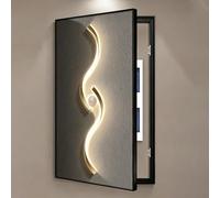 Electrical Panel Cover Decorative, Modern Breaker Box Cover Decorative, Meter Box Painting, Wall Mounted Hide Fuse Box Cover Cabinet For Home Entrance Hallway Bedroom(L,80cm*120cm(31.5 * 47.2 IN))