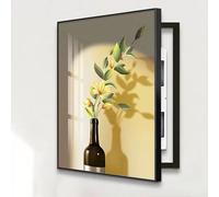 Electrical Panel Cover Decorative, Painting Hidden Circuit Breaker Panel Fuse Box Cover Cabinet, Meter Box Decorative, Crystal Porcelain Painting with Ps Frame(F,60X80CM/23.6x31.5in)