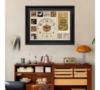 Electrical Panel Cover, Electrical Panel Cover Living Room Wall Decor Breaker Box Cover, Circuit Breaker Panel Covers with Clock Design, Creative Art Frame to Cover Electrical Panel/Alarm(S