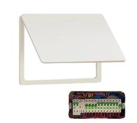 Electrical Panel Cover - Flush Mount Concealment Door, Tool Free Access Shield, Minimalst Wall Guard | Drywall Access Hatch For Living Room Utility Bathroom Kitchen Apartment Storage