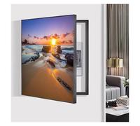 Electrical Panel Cover, Hidden Electric Meter Box Decorative Painting, Wall Mounted Creative Removable Fuse Box Cover Cabinet(A,60X70CM(23.6x27.5in))