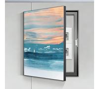 Electrical Panel Cover, Modern Wall Art for Home or Office, Decorative Meter Box Painting, Breaker Switch Hide Distribution Cover