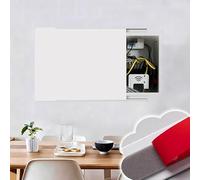 Electrical Panel Cover Self Adhesive, Ultra Thin Decorative Sliding Fuse Box Cover for Hidden Circuit Breaker Panel, Fits Standard Sizes, 28x20in