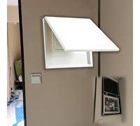 Electrical Panel Cover Solid-Colored Electrical Breaker Panel Cover Art, Circuit Breaker Panel Covers, Fuse Box Cover/Protective Lid, Indoor Hide Electrical Panel(White,40cmx30cm(15 3/4x11 3