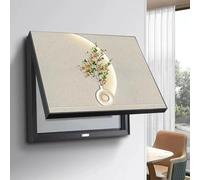 Electrical Panel Cover - Wall Mounted Fuse Box Cabinet with Decorative Design for Hidden Circuit Breaker - Modern Style,