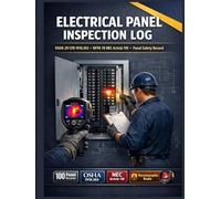 Electrical Panel Inspection Log: NFPA 70B & OSHA Compliant Preventative Maintenance Record, Circuit Breaker Testing, and Safety Assessment Tracker