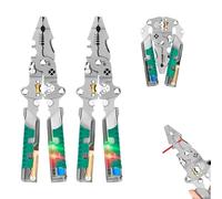 Electrical Pliers, 2025 New Upgrade 8-in-1 Multi-Functional Wire Stripper Scissors with Electrical Tester, Folding Stylus Screwdriver Wire Stripper Set, DIY Tools (2)