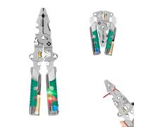 Electrical Pliers, 2025 New Upgrade 8-in-1 Multi-Functional Wire Stripper Scissors with Electrical Tester, Folding Stylus Screwdriver Wire Stripper Set, DIY Tools (1)