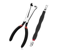 Electrical Plug Disconnect Pliers,2Pcs Wire Connector Remover and Electrical Separator,Electrica Disconnect Plier,Portable Automotive Repair Plier,Long Nose Spark Plug Pliers for Auto Repair Hardware
