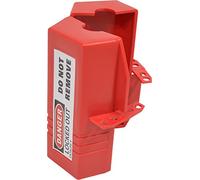 Electrical Plug Lockout Device - Red Polypropylene LOTO Safety Cover