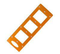 Electrical Plug Stencil - Bakelite Board, 12.6x4.33x0.31in Drywall Mounting Bracket Template Precise Hole Cutting | Stable Reusable, Socket Slotting Template for Wall Sockets, Bedside Outlets