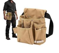 Electrical Pouch Portable Oxford Utility Bag Multi-Pocket Organizer | Electrician Tool Belt for Plumber Carpenter Technician Mechanic Welder Construction Work Home Renovation