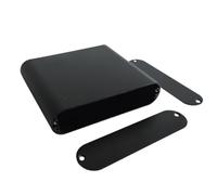 Electrical Project Box, Aluminum Project Box, Waterproof Dustproof DIY Enclosure Case for Holding Circuit Board, 26x108x90cm Black