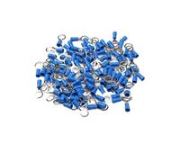 Electrical Ring Terminals, Blue RV2 Insulated Ring Terminals 16-14 AWG M3/M4/M5/M6/M8 35/75/120pcs for Auto MC Marine(Blue Rv2-8,35pcs)