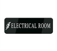 Electrical Room Sign For House (With Strong Adhesive Tape), 10" X 3" Premium Durable For Home & Office,Acrylic Signs For Front Door/Wall/Window, Clear And Easy To Read