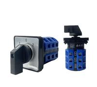 Electrical Rotary Cam Universal Changeover Switch Opotional Position 3 Levels 25A Silver Contact Gear Selector LW26-25/3 1Pcs(0123)