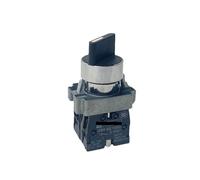 Electrical Rotary Selector Knob 22mm 10A 3 Position 2NO Self-Locking Selector Rotating Button Switch XB2-BD33C