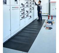 Electrical Safety Mat - Insulated Non-Conductive Floor Mat for Switchboard and Power Supply Stations, Suitable for Interior and Outdoor Use, 6000V to 350000V