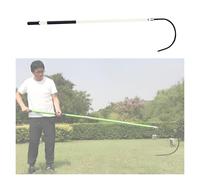 Electrical Safety Rescue Hook,Portable Insulated Rescue Pole,Safety Rescue Device,Easy to Install and Remove(White,150cm/4.9ft)