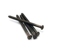 Electrical Screws M3.5 x 50mm for fixing Sockets Plugs or Switches Nickel Black Pack of 4 (50mm Length)