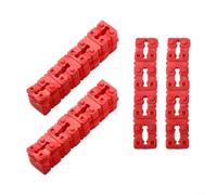 Electrical Socket Spacer 96pcs Red Plastic Shims for Sunken Outlets - Stackable Wall Switch Gasket DIY Home Renovation Tool 0.8x0.8 Inch(48PCS)