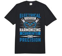 Electrical Symphony harmonizing Currents - Electrician Comfort Colors Adult Heavyweight T-Shirt