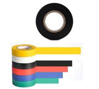 Electrical Tape, 6 Pack PVC Insulating Tape Coloured Adhesive Tape Waterproof Tape Roll, 32 Feet 0.63 inch Assorted Colours