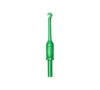 Electrical Test Probe with 4mm Banana Connector Stainless Steel Tip and Nylon Nickel Plated Construction (Green)