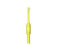 Electrical Test Probe with 4mm Banana Connector Stainless Steel Tip and Nylon Nickel Plated Construction (Yellow)