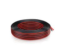 Electrical Wire 22 AWG - Extension Electric Cable 2 Cord (21.3 Meter Red + 21.3 Meter Black) Low Voltage DC Wire Hookup Copper Stranded For LED Strip, Lighting, Power Supply, Auto, Boat, By Brightfour
