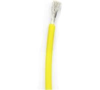 Electrical wire, 5 meters Heat-resistant Copper Wire, Super Soft Silicone Rubber, 30AWG to 10AWG Ultra Flexible Electronic Wiring, High Temperature Cable Connector(Yellow,22AWG)